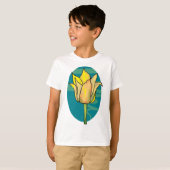 T-shirt Fleur jaune (Devant entier)