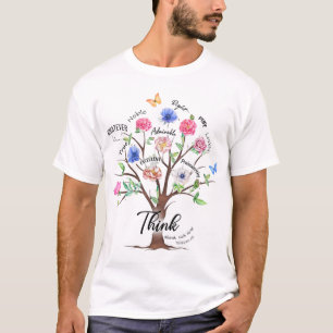 T-shirt Fleur Jésus Fleur Foi papillon Christian Philippia