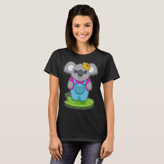 T-shirt Fleur Koala (Devant entier)