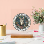 T-shirt Fleur Langage Chat Graphique - Fleur L (Mariage)