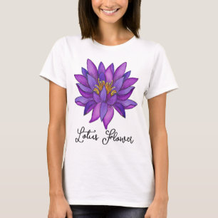 T-shirt Fleur Lotus personnalisable