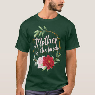 T-shirt Fleur Maman Mariée Mère Enterrement de Vie de Jeun