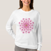 T-shirt Fleur Mandala rose (Devant)