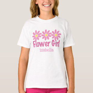 T-shirt Fleur mignonne Fille Rose Faisy Personnalisée Fill