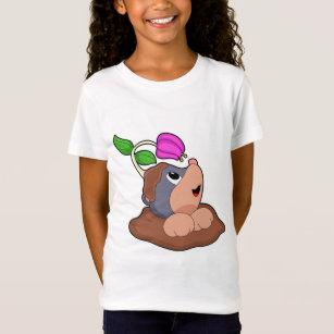 T-Shirt Fleur Mole Earth