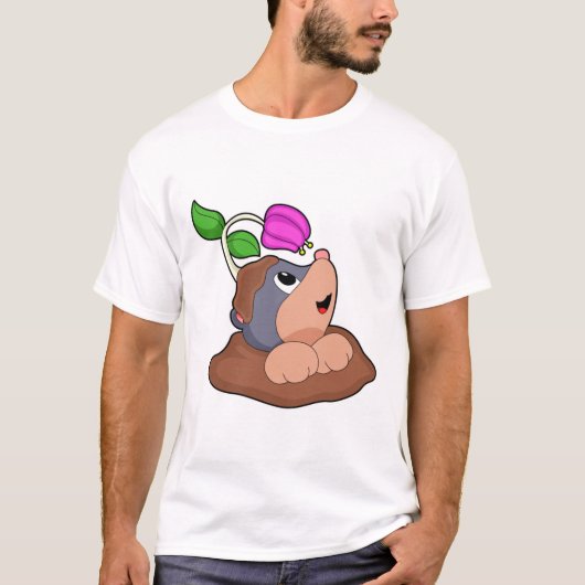T-shirt Fleur Mole Earth (Devant)