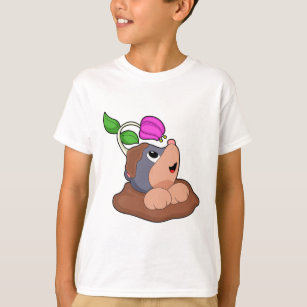 T-shirt Fleur Mole Earth