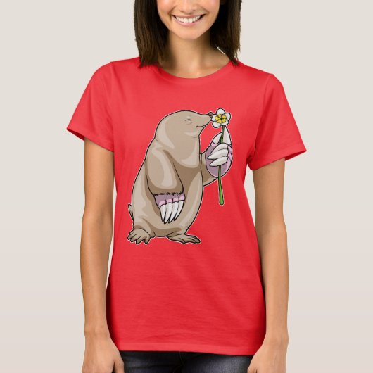 T-shirt Fleur Mole Plumeria (Devant)