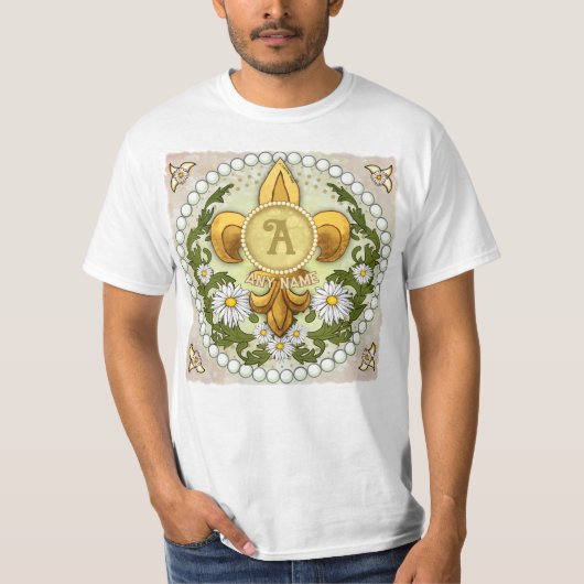 T-shirt Fleur Monogramme (Devant)