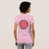 T-shirt Fleur numérique par Kenneth Yoncich (Dos entier)