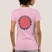 T-shirt Fleur numérique par Kenneth Yoncich (Dos)