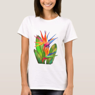 T-shirt Fleur Oiseau de Paradis Strelitzia