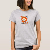 T-Shirt Fleur Orange (Devant)