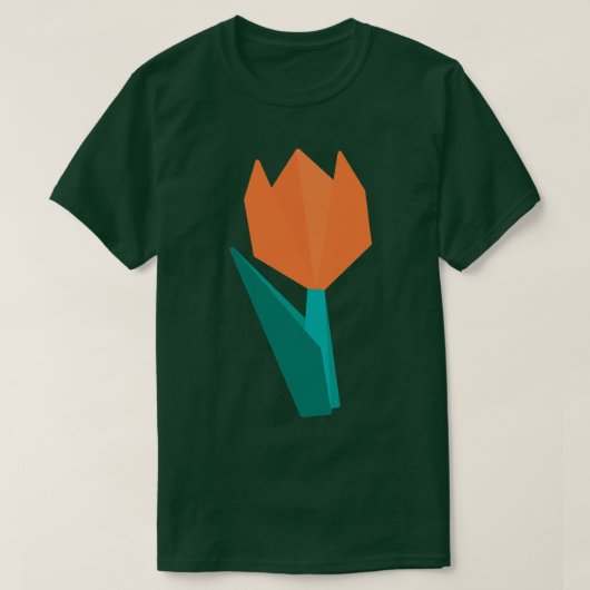 T-shirt Fleur Origami (Design devant)