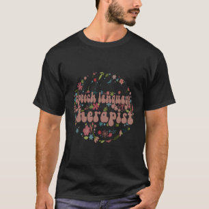 T-shirt Fleur orthophoniste