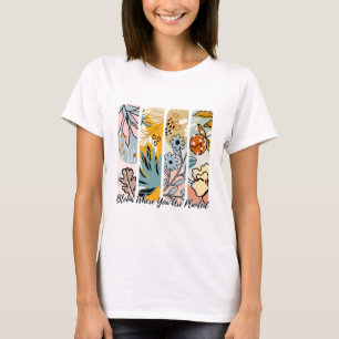 T-shirt Fleur où vous avez planté la chemise Floral Tee