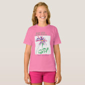 T-shirt Fleur où vous êtes planté par MAXarT (Devant entier)