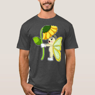 T-shirt Fleur papillon