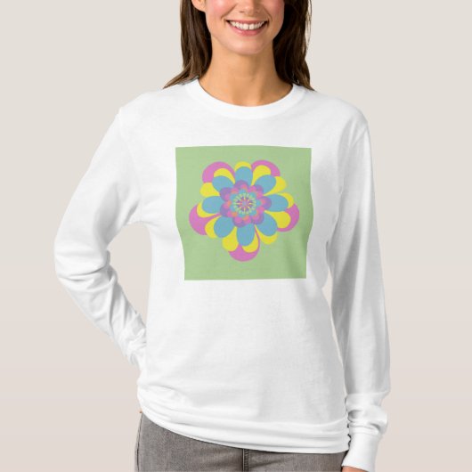 T-shirt Fleur Pastel (Devant)