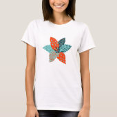 T-shirt Fleur Patchwork (Devant)