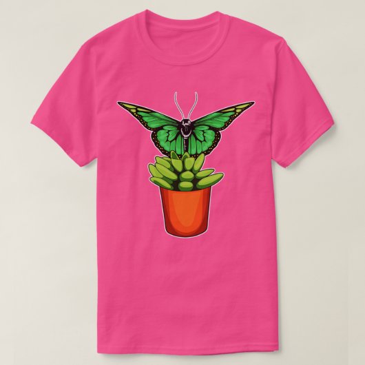 T-shirt Fleur Plante papillon (Design devant)