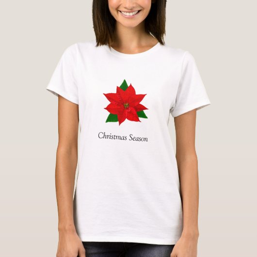T-shirt Fleur Poinsettia (Devant)