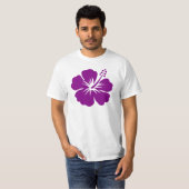 T-shirt Fleur pourpre de ketmie aloha (Devant entier)