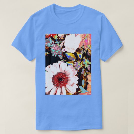 T-shirt Fleur psychédélique (Design devant)