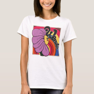 T-shirt Fleur Retro Wonder - les années 70 Cartographie