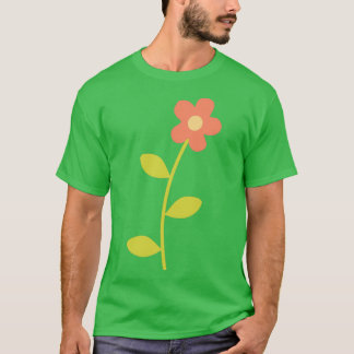 T-shirt Fleur rose