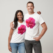 T-shirt fleur rose (Unisexe)