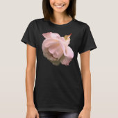 T-shirt Fleur rose blanche (Devant)
