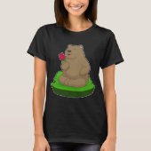 T-shirt Fleur Rose d'ours (Devant)