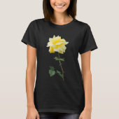 T-shirt Fleur rose jaune (Devant)