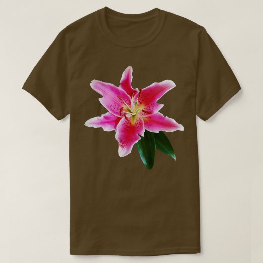 T-shirt Fleur rose Lily (Design devant)