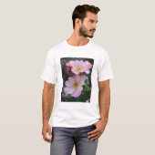 T-shirt Fleur Rose rose (Devant entier)