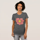 T-shirt Fleur rouge (Devant entier)