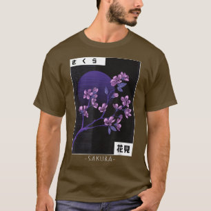 T-shirt Fleur Sakura Fleur Sakura Fleur Re Japonaise Vapor