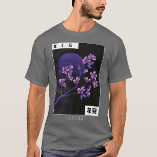 T-shirt Fleur Sakura Fleur Sakura Fleur Re Japonaise Vapor