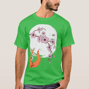 T-shirt Fleur Sakura Fu Kawaii Fo Japonaise Fo Fo