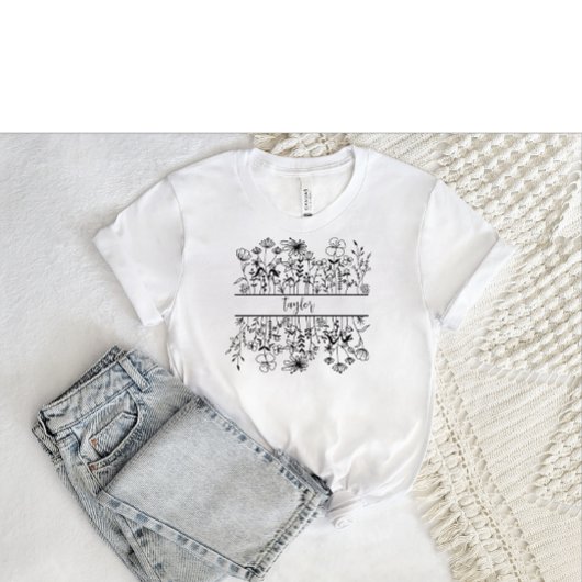 T-shirt Fleur sauvage