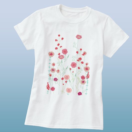 T-shirt Fleur sauvage Boho