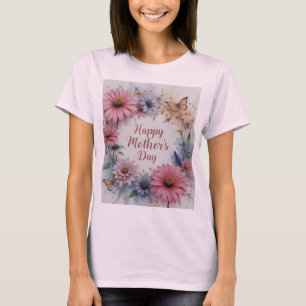 T-shirt Fleur sauvage Bonne fête des mères