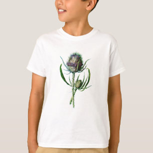 T-shirt Fleur sauvage d'antiquité de chardon d'écossais