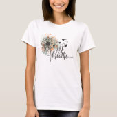 T-shirt Fleur sauvage de Bohême (Devant)