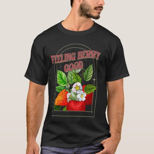 T-shirt Fleur sauvage du festival de la fraise Fery Good (Devant)