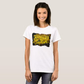 T-shirt Fleur sauvage jaune (Devant entier)
