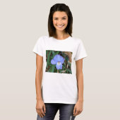 T-shirt Fleur sauvage Oiseaux-Pied Violet IV sources therm (Devant entier)