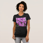 T-shirt Fleur sauvage violette (Devant entier)