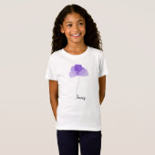 T-shirt fleur simple (Devant entier)